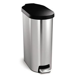45L Slim Step Can with Plastic Lid
