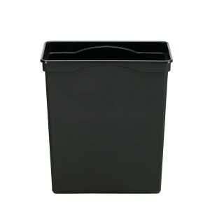 30L Black Plastic Trash Bucket [Sku:Pd5018]