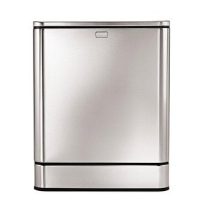 gen1 48L rectangular steel sensor recycler can