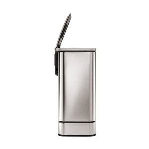 gen1 50L rectangular steel sensor trash can