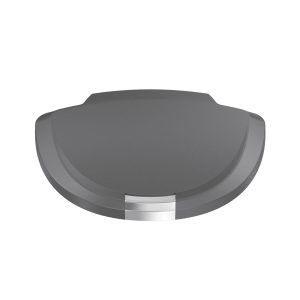 Semi-Round Grey Plastic Lid [Sku:Pd2002]